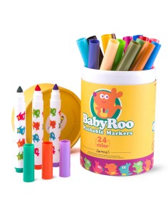 Rotuladores Lavables (24 Colores)