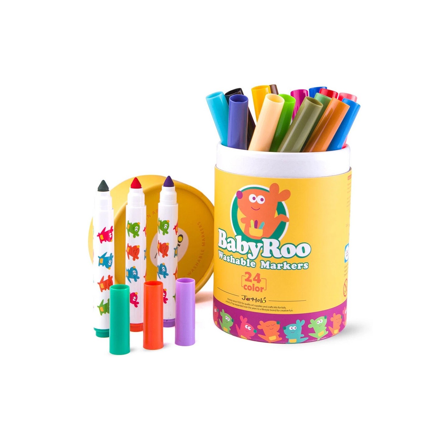 Rotuladores Lavables (24 Colores)