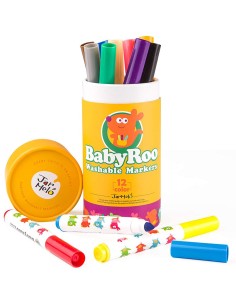 Rotuladores Lavables (12 Colores)