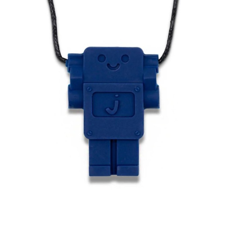 Colgante Mordedor Robot Azul