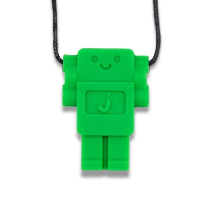 Colgante Mordedor Robot Verde