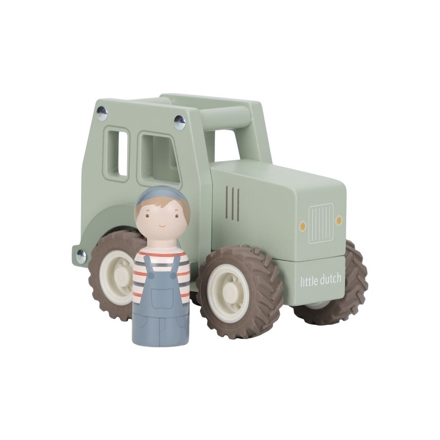 Tractor Madera con Personaje