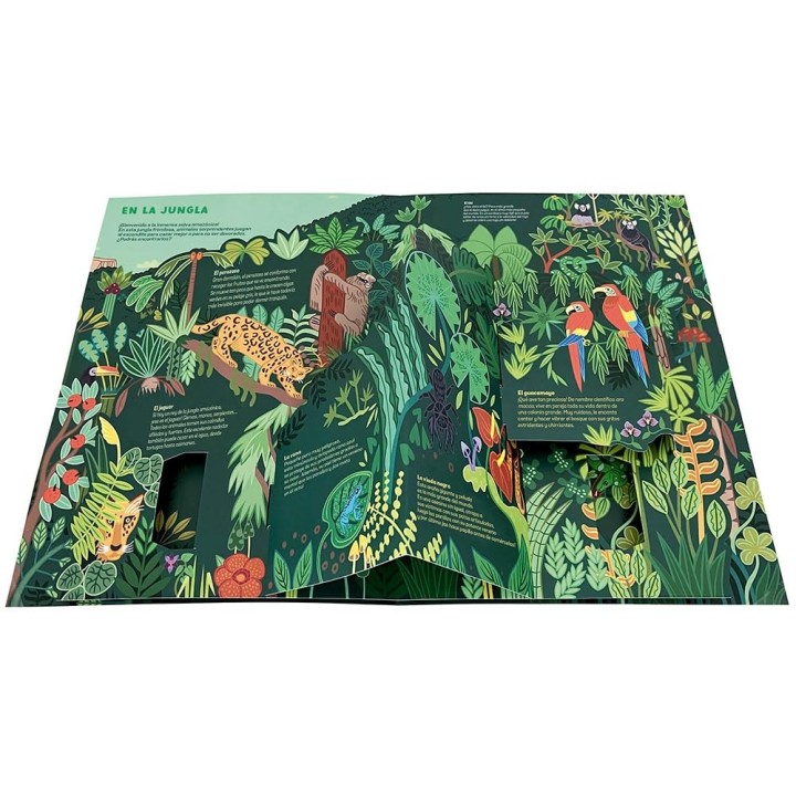Los animales salvajes. Pop up