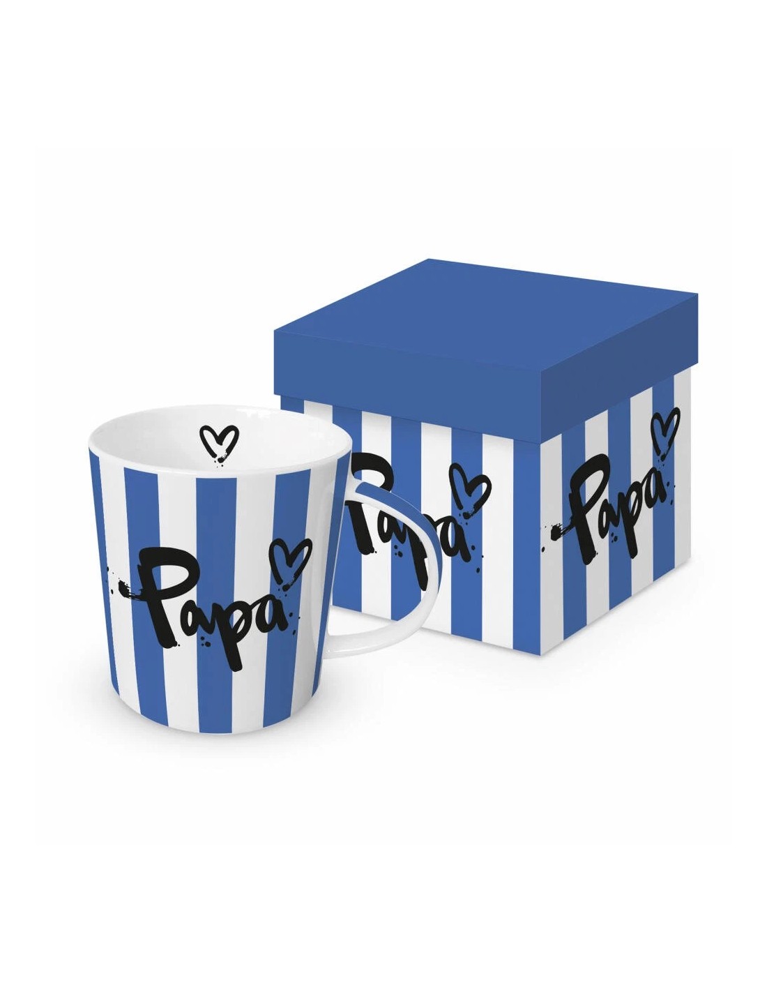 Taza Papá Rayas Azules
