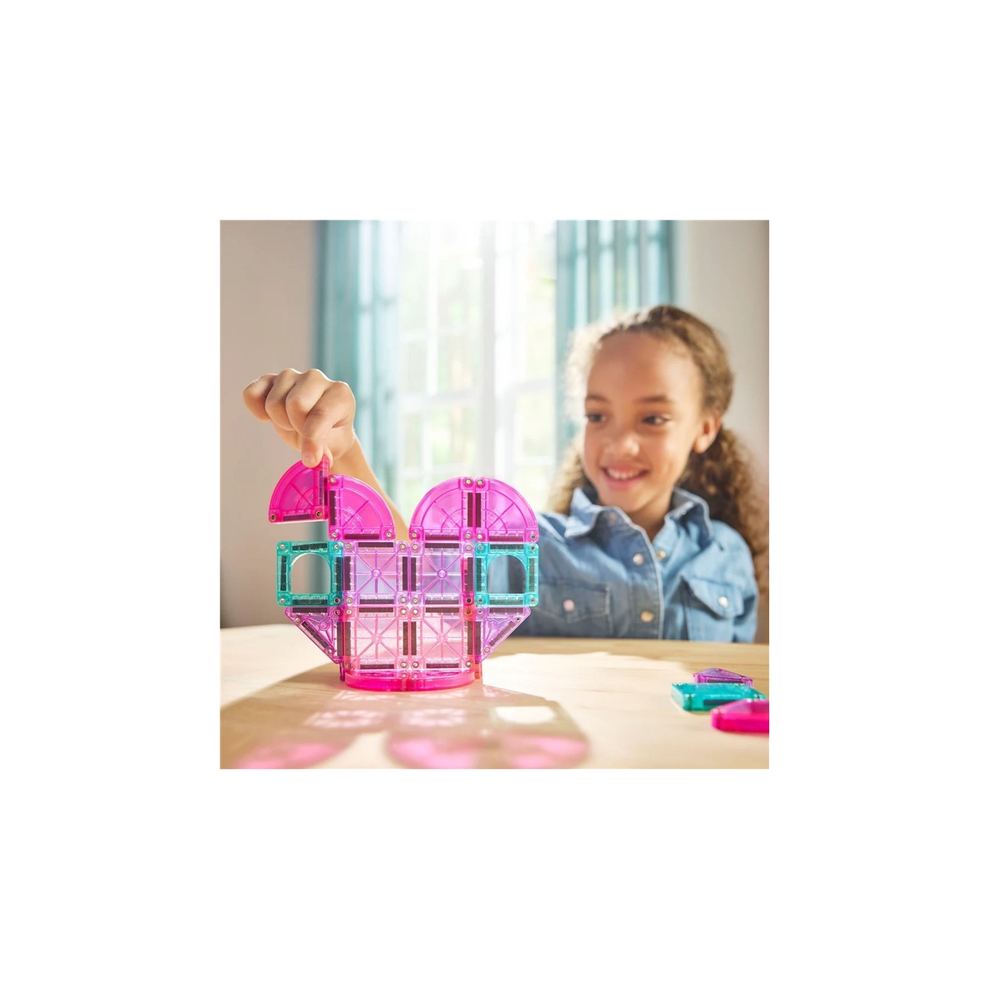 MAGNA Tiles MICROMAGS Set de Viaje Hearts (Edición Limitada)
