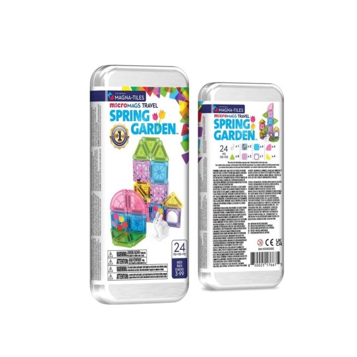 MAGNA Tiles MICROMAGS Set de Viaje Primavera