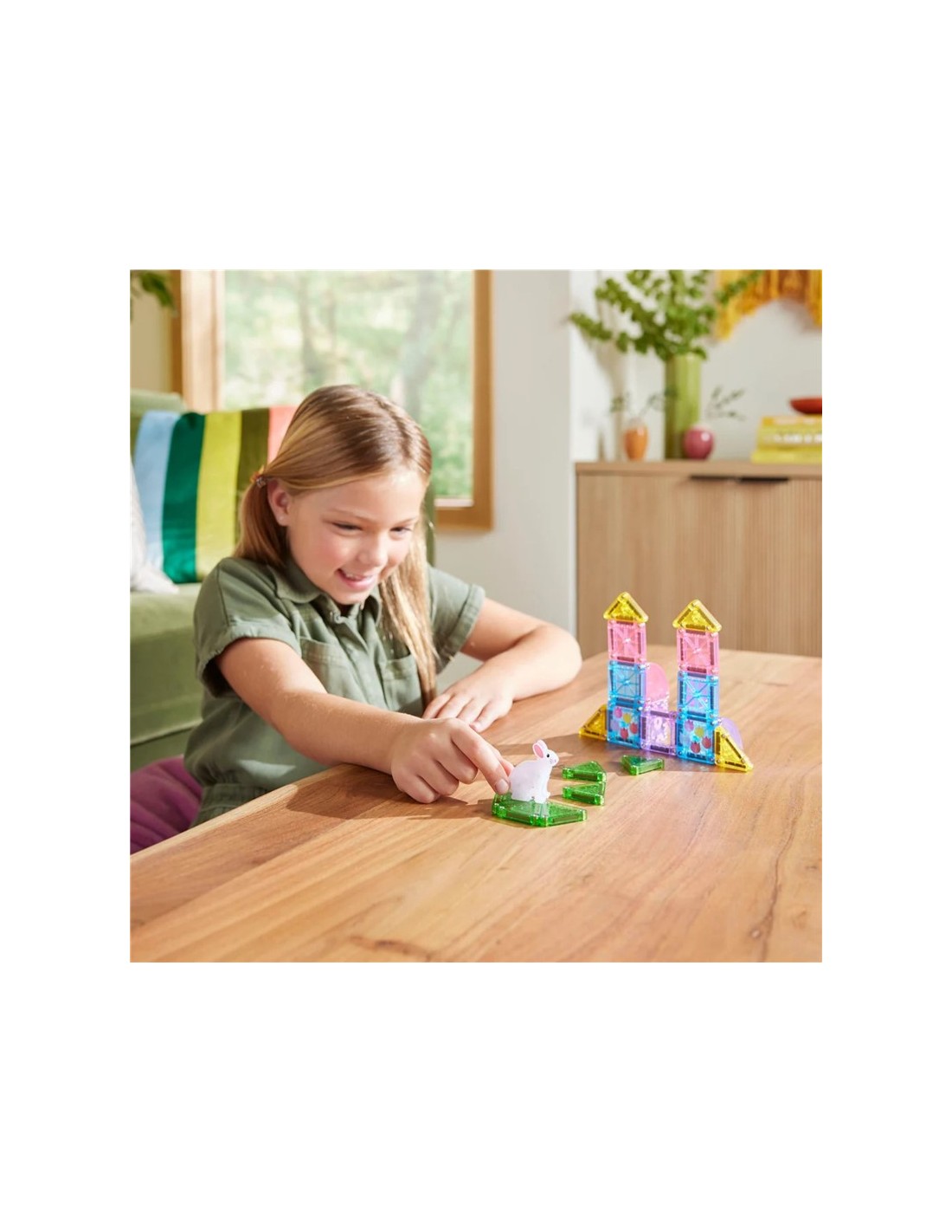 MAGNA Tiles MICROMAGS Set de Viaje Primavera