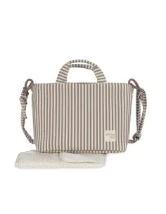 Bolsa Canastilla Praliné Rayas Moka