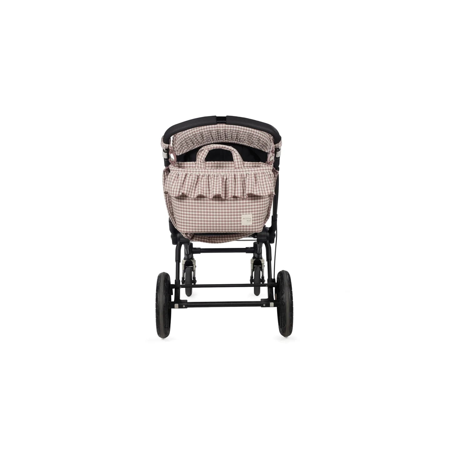 Bolsa Canastilla Praliné Vichy Moka