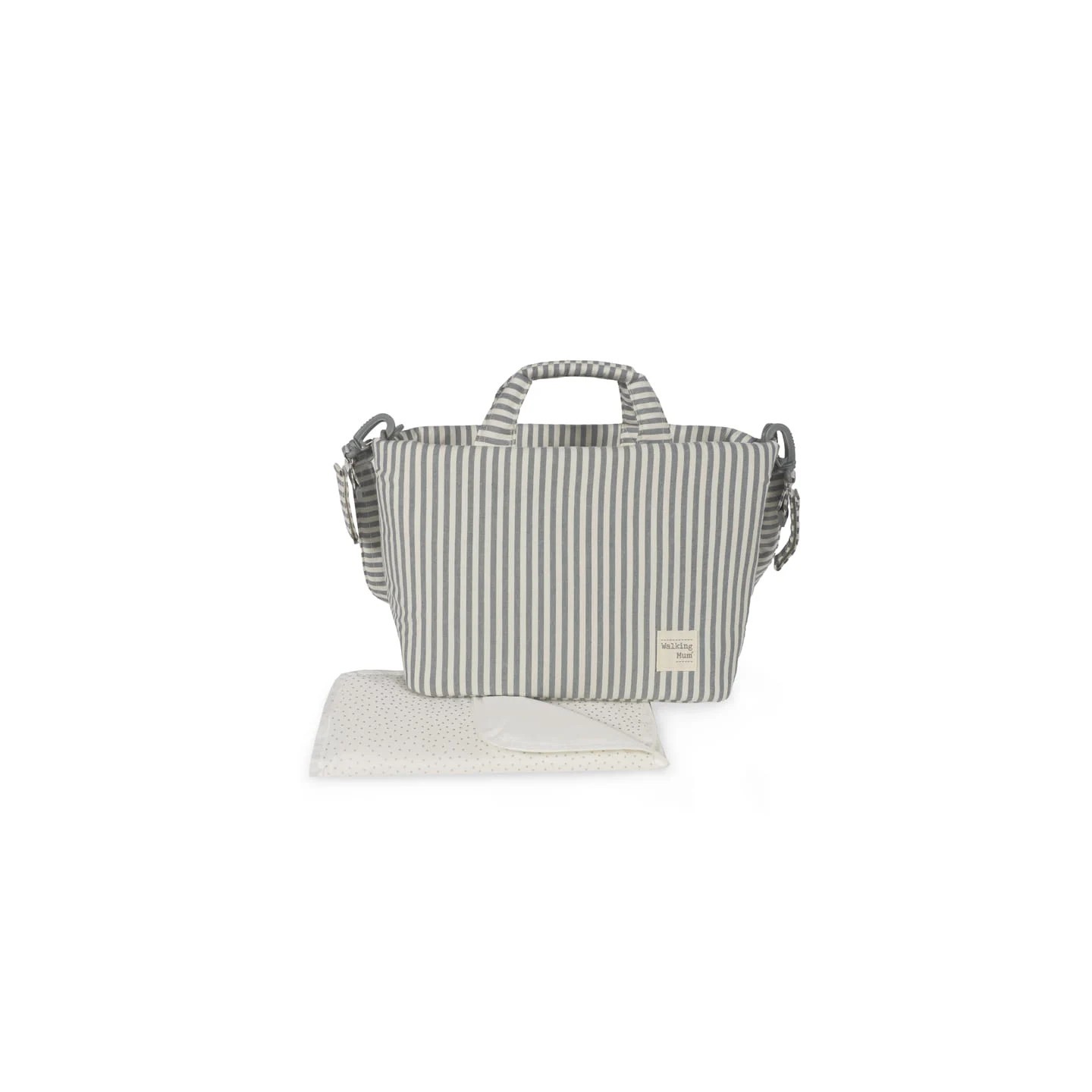 Bolsa Canastilla Praliné Rayas Matcha