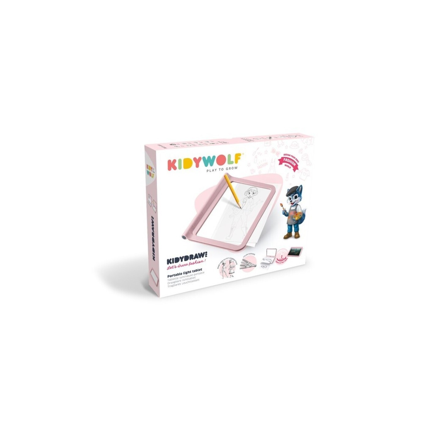 Kidydraw Pro Tableta de Dibujo Rosa