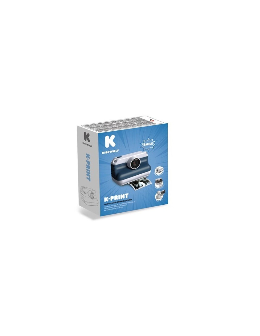 Cámara Instantánea K-PRINT Azul