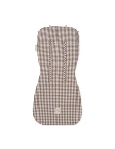 Colchoneta Carrito Praliné Vichy Moka