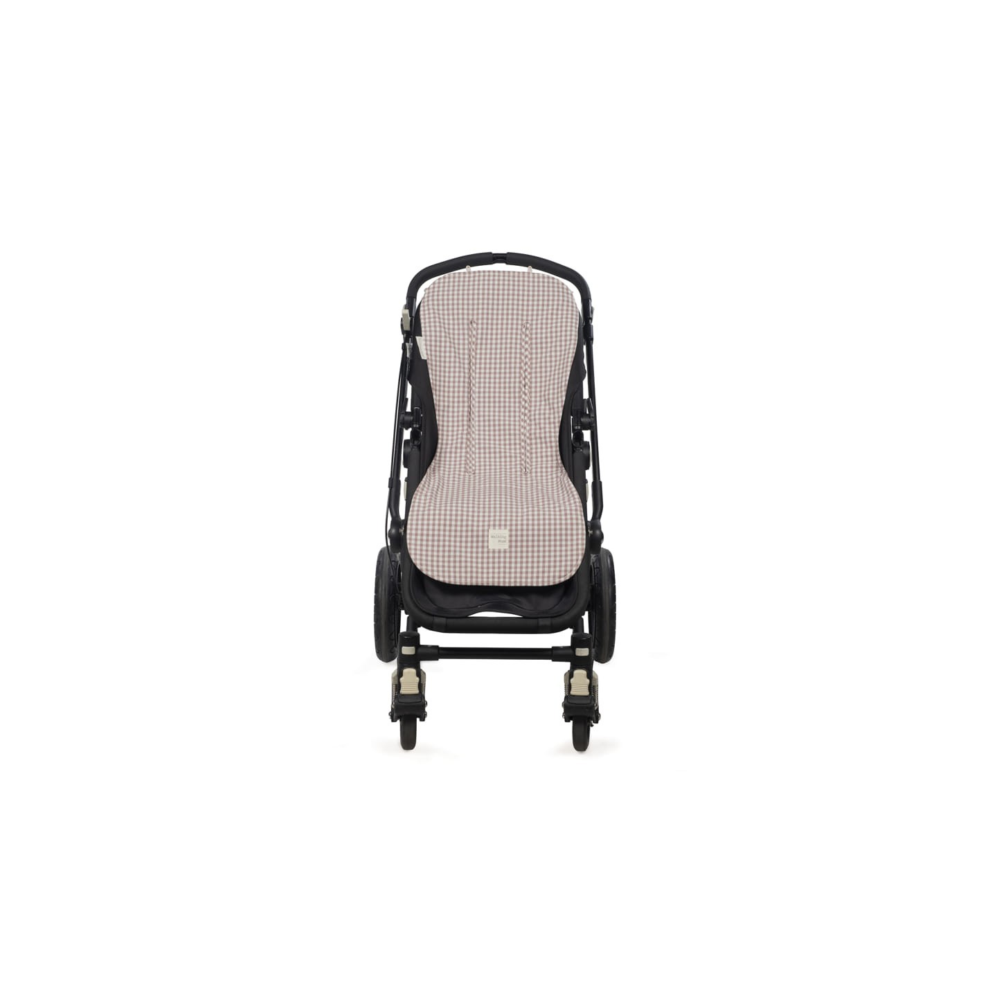 Colchoneta Carrito Praliné Vichy Moka