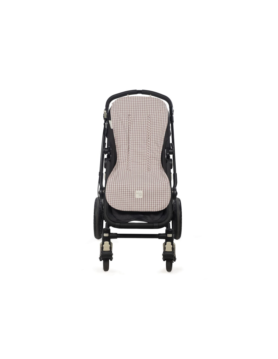 Colchoneta Carrito Praliné Vichy Moka