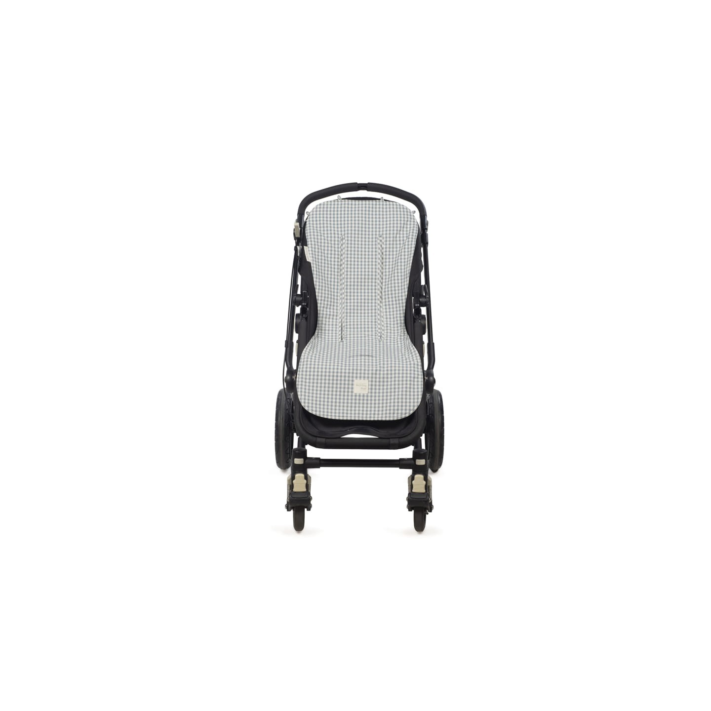 Colchoneta Carrito Praliné Vichy Matcha