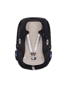 Colchoneta Auto Praliné Vichy Moka 2