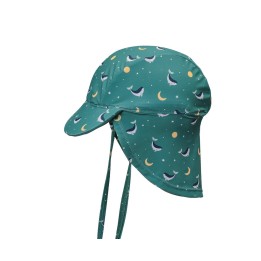 Gorro Playa Bebé Tutete Whale Teal