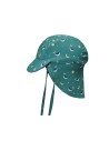 Gorro Playa Bebé Tutete Whale Teal