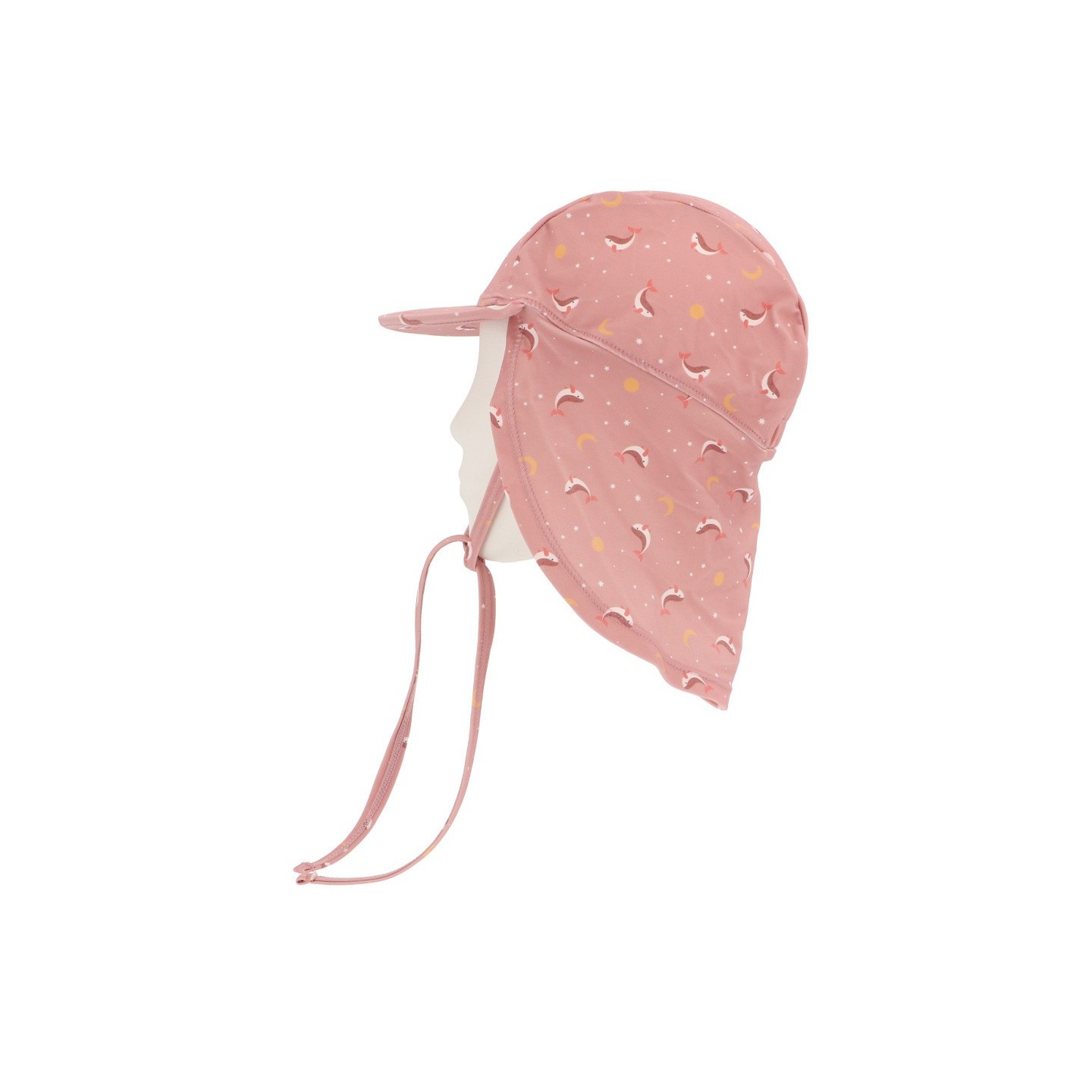Gorro Playa Bebé Tutete Whale Pink