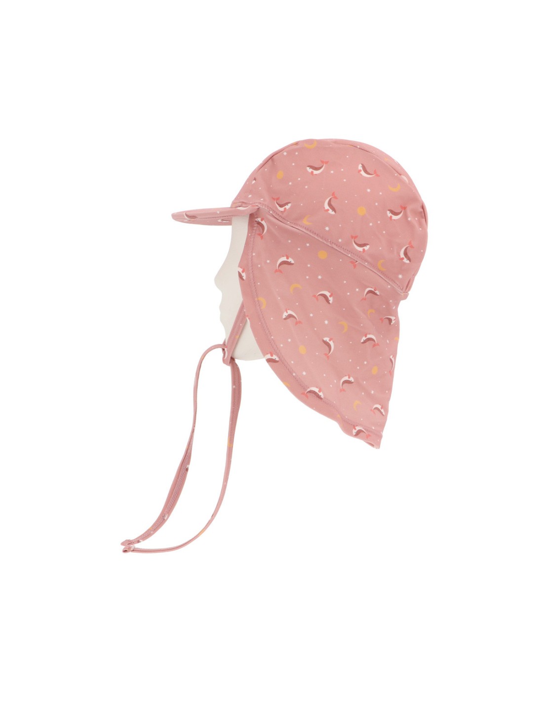 Gorro Playa Bebé Tutete Whale Pink