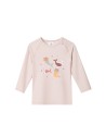 Camiseta Protección Solar Manga Larga Tutete Mermaid Cats 6-12 meses