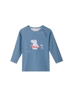 Camiseta Protección Solar Manga Larga Tutete Hippos
