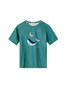 Camiseta Protección Solar Tutete Whale Teal