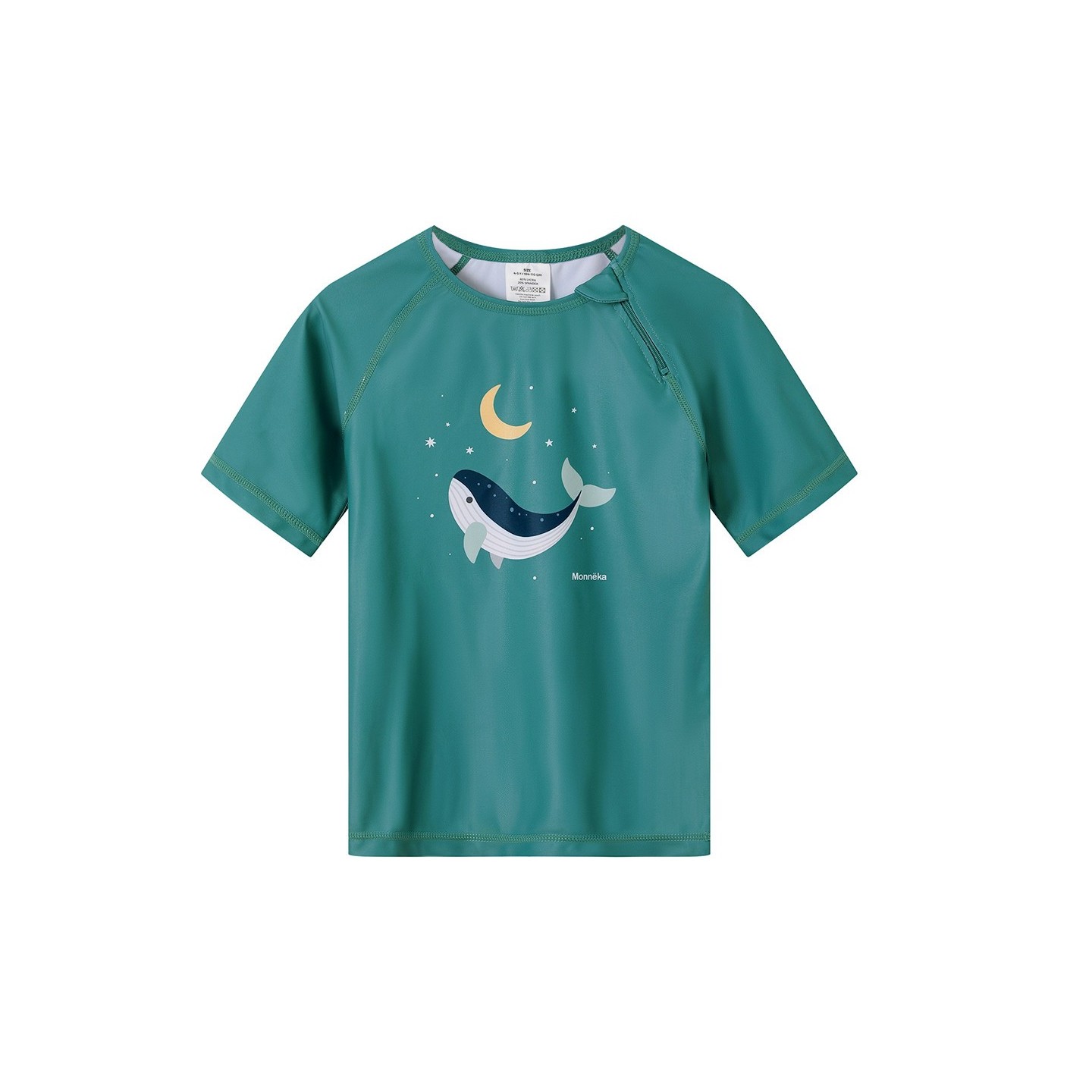 Camiseta Protección Solar Tutete Whale Teal