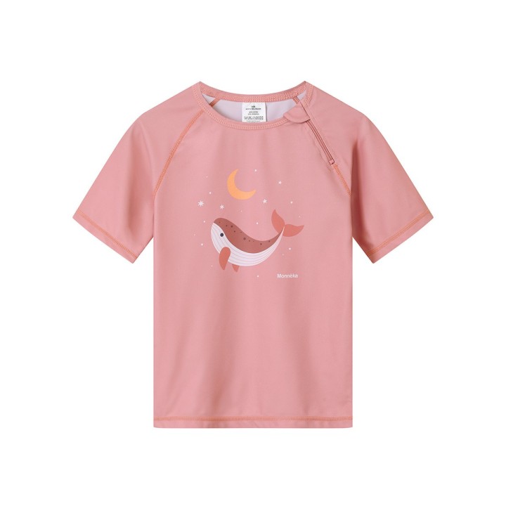 Camiseta Protección Solar Tutete Whale Pink
