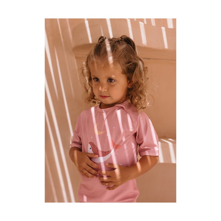 Camiseta Protección Solar Tutete Whale Pink