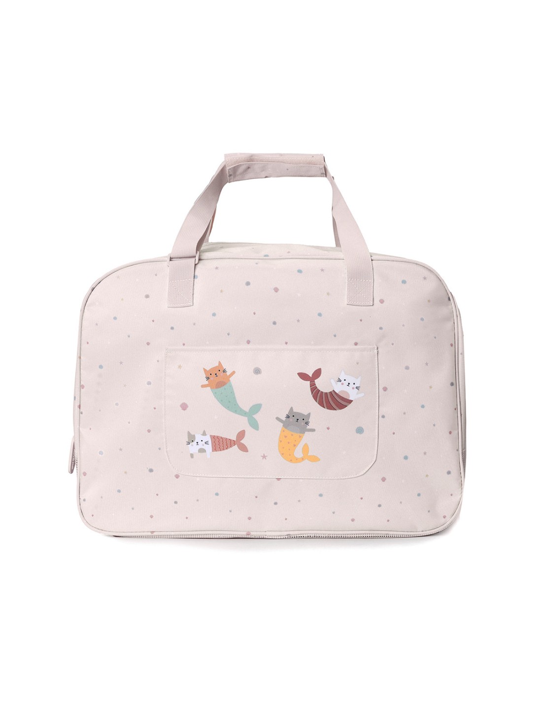 Bolso de Playa con Rejilla Tutete Mermaid Cats