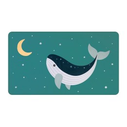 Toalla Playa Microfibra Tutete Whale Teal