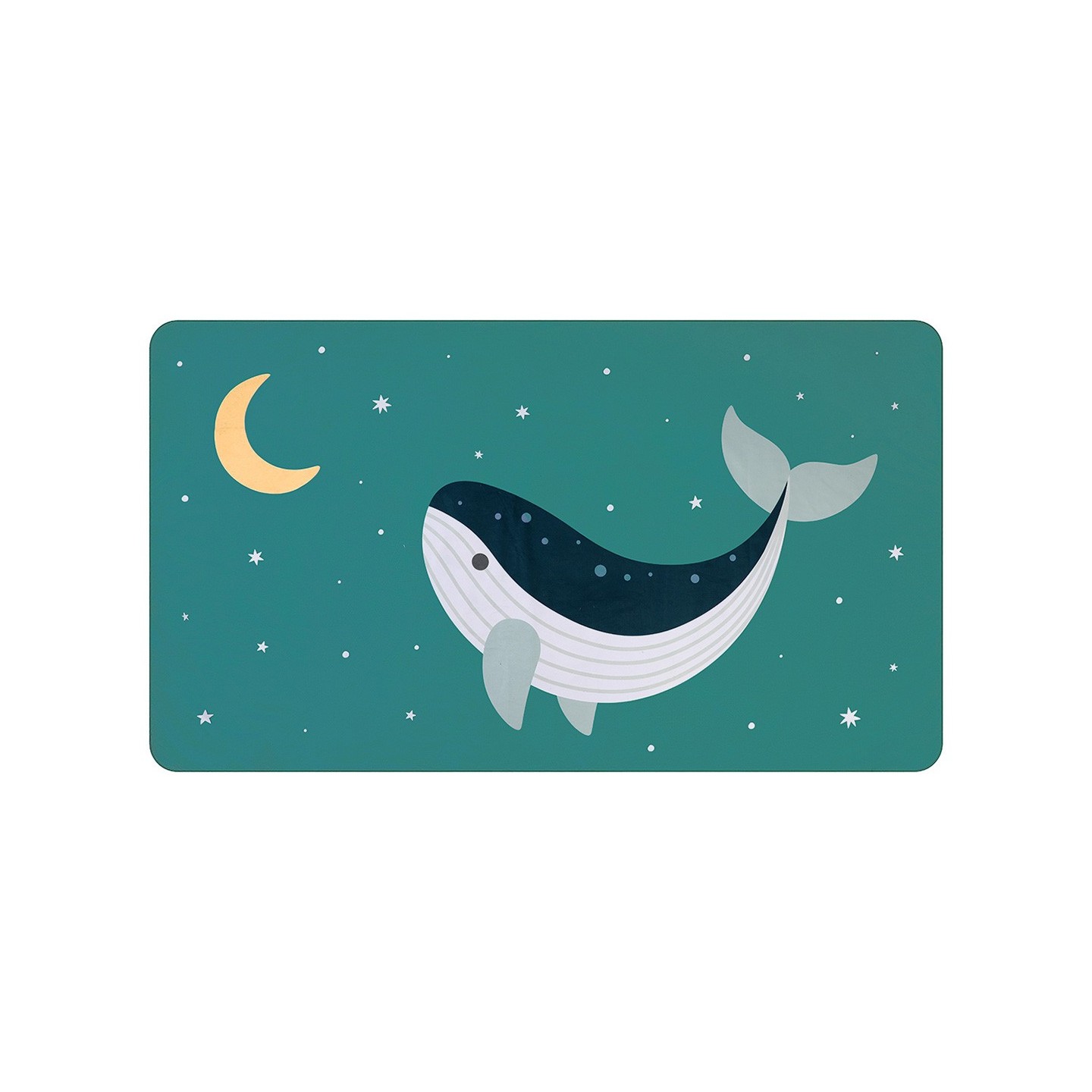 Toalla Playa Microfibra Tutete Whale Teal