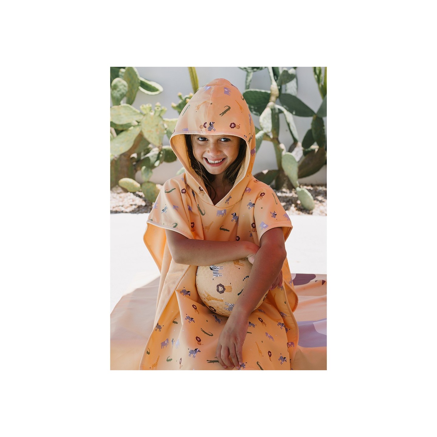 Poncho de Playa Tutete Wild Animals