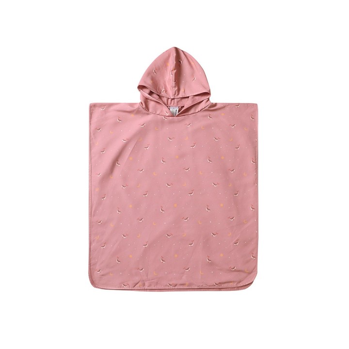 Poncho de Playa Tutete Whale Pink