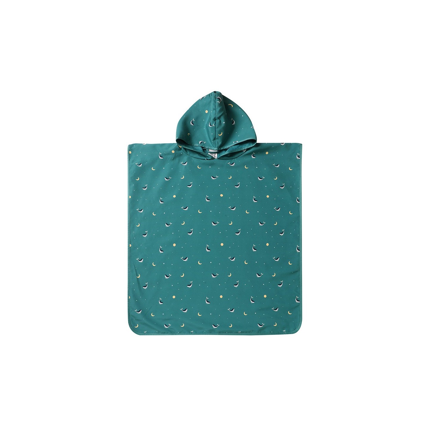 Poncho de Playa Tutete Whale Teal