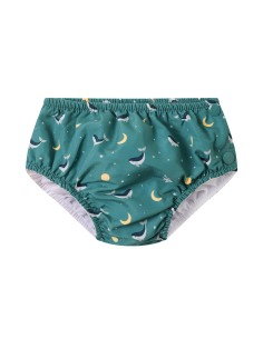 Bañador Pañal Tutete Whale Teal