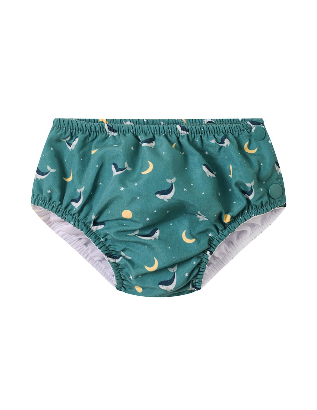 Bañador Pañal Tutete Whale Teal