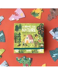Puzle A Home for Nature 4x10 Piezas