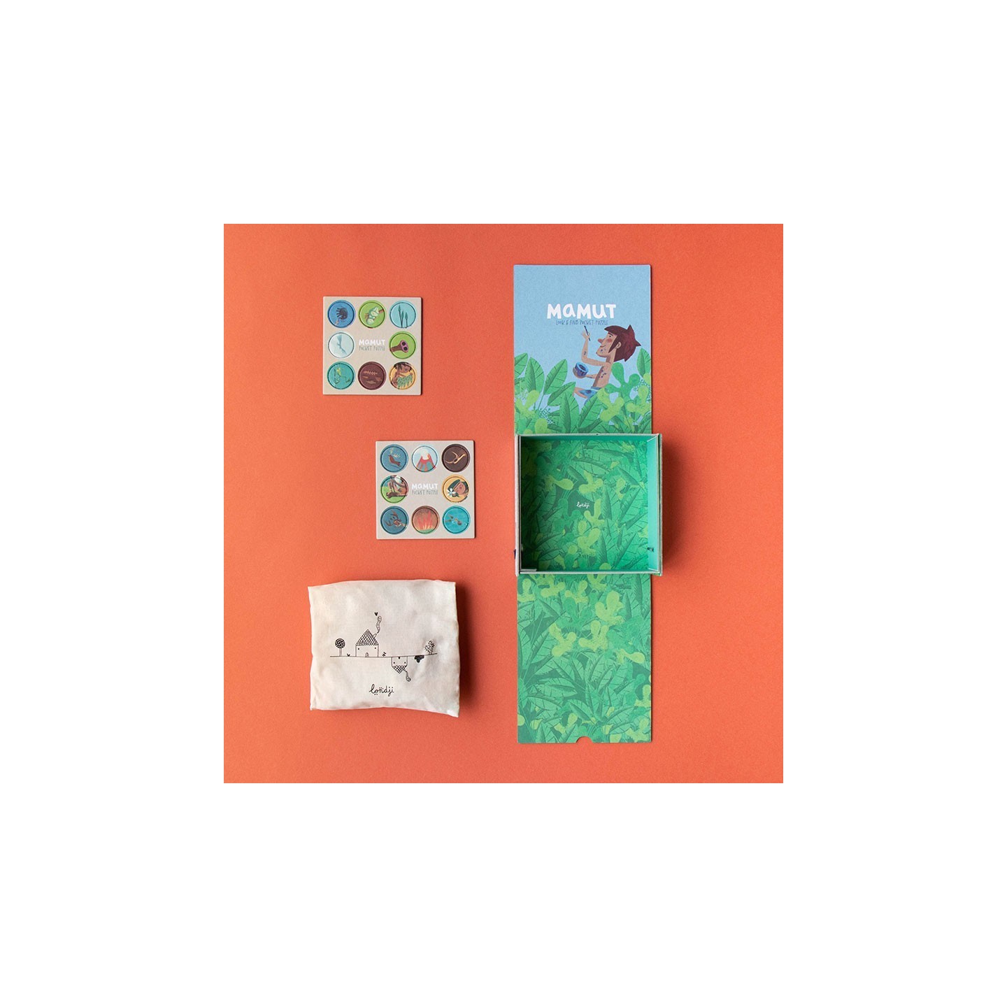 Pocket Puzle Mamut 100 Piezas