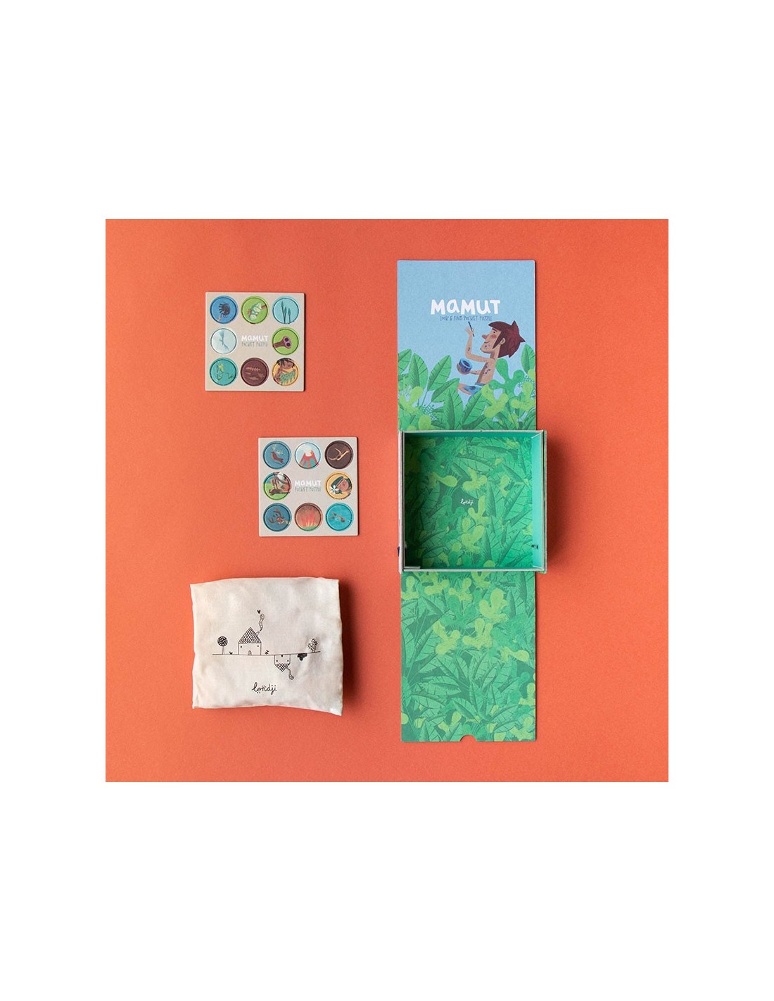 Pocket Puzle Mamut 100 Piezas