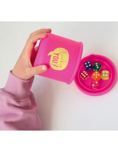 Cubilete con Juego de dados 2