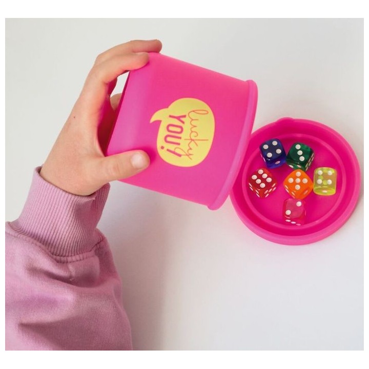 Cubilete con Juego de dados