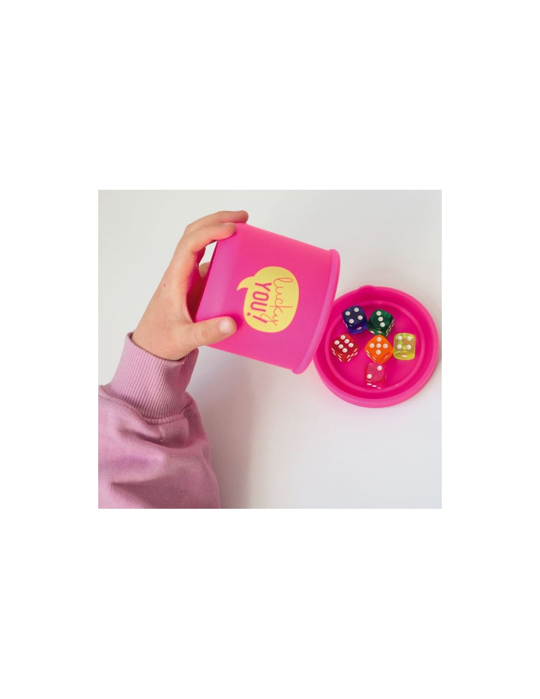 Cubilete con Juego de dados