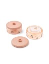 Pack 2 Contenedores Comida Tritan Peach Sea Shell 500ml