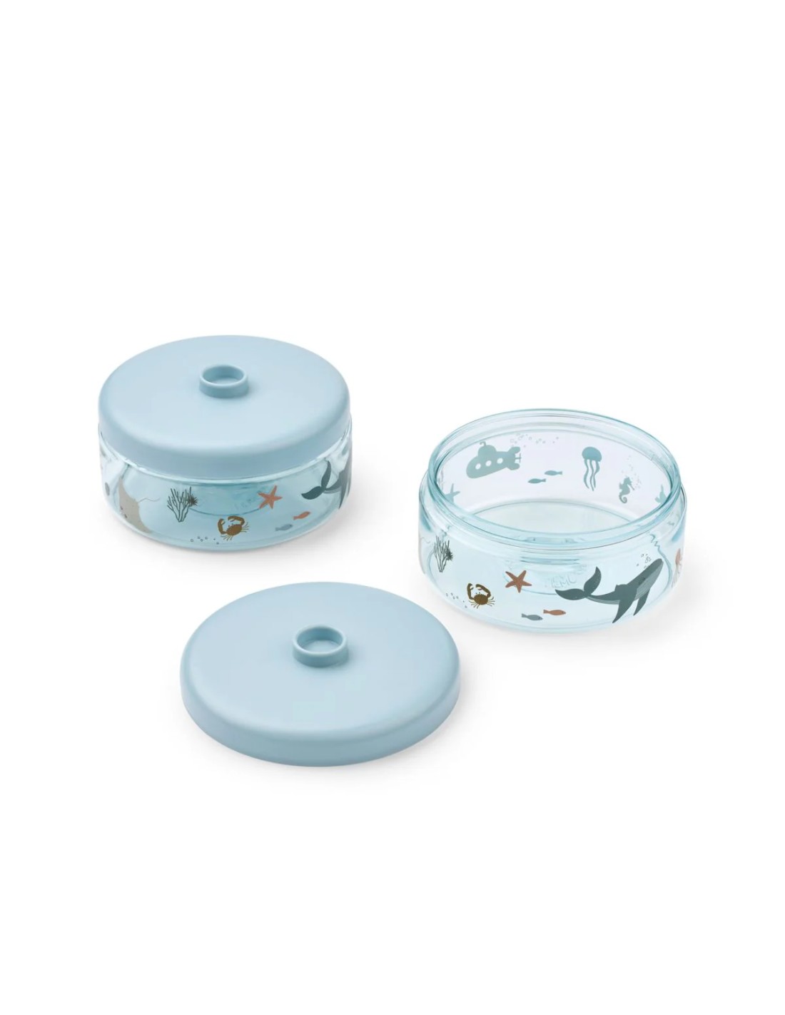 Pack 2 Contenedores Comida Tritan Sea Creatures Sandy 500ml