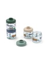 Pack 4 Contenedores Comida Tritan Fun Beach Blue 100ml