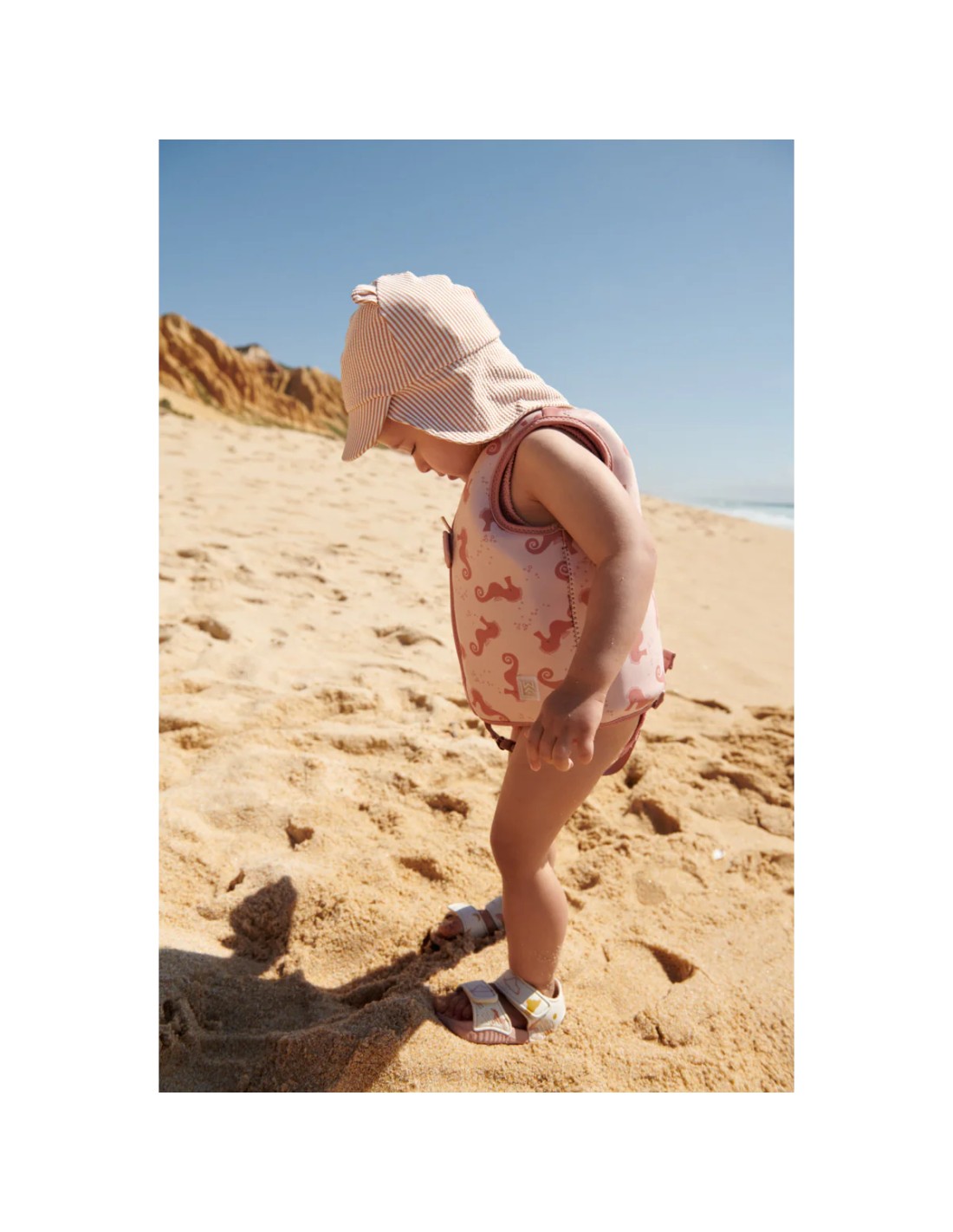 Gorro Playa Seersucker Pale Tuscany