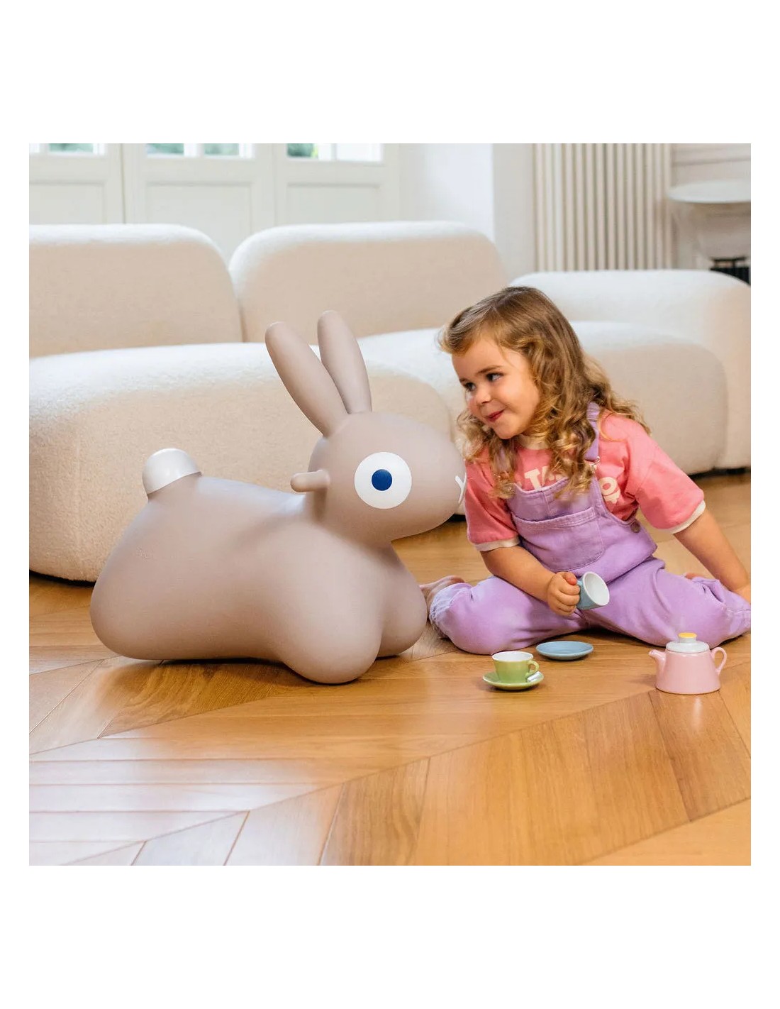 Hoppi Bunny Warm grey